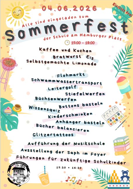 Flyer zum Sommerfest