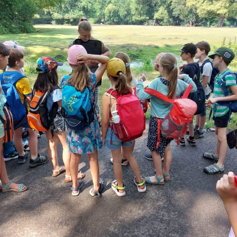 Kindergruppe während der Sommerferien