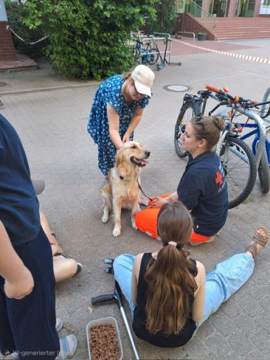 Besuch der Rettungshundestaffel 