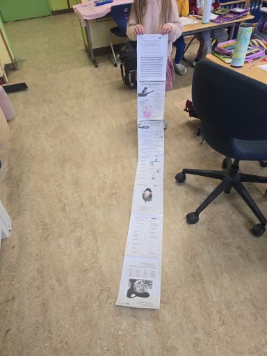 Die Schüler/innen der Lerngruppe arbeiteten an ihren Leserollen zum Buch "Käpten Knitterbart".